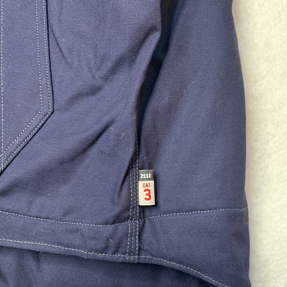 3XL Regular Carhartt Workwear FR Vest for Men, Quick Duck Insulated, Navy - Picture 14 of 16